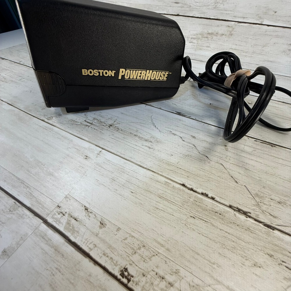 Boston PowerHouse Electric Pencil Sharpener Model 19 Black Hunt‎ Corp USA Made
